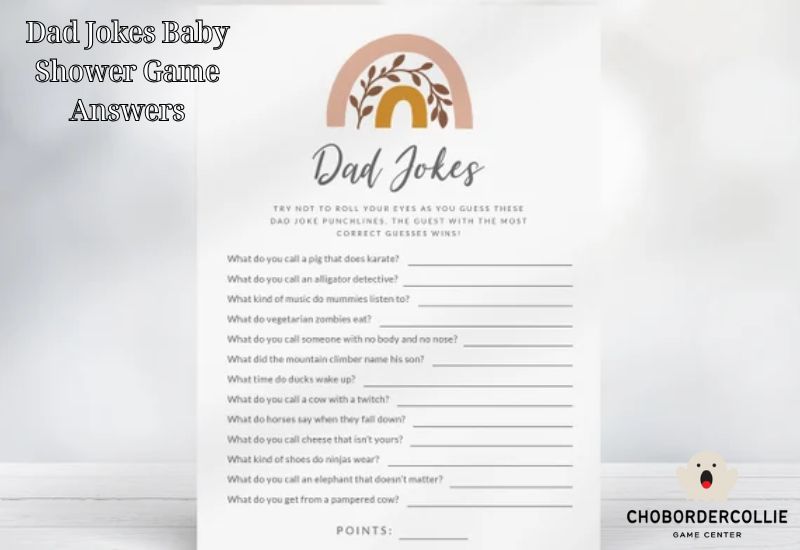 Dad Jokes Baby Shower Game Answers: A Fun Way to Celebrate